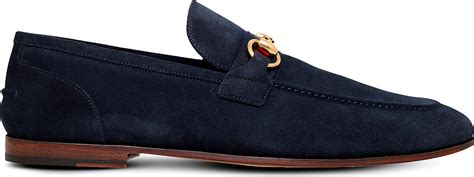 gucci elanor bit loafer blue|Gucci Horsebit Loafer.